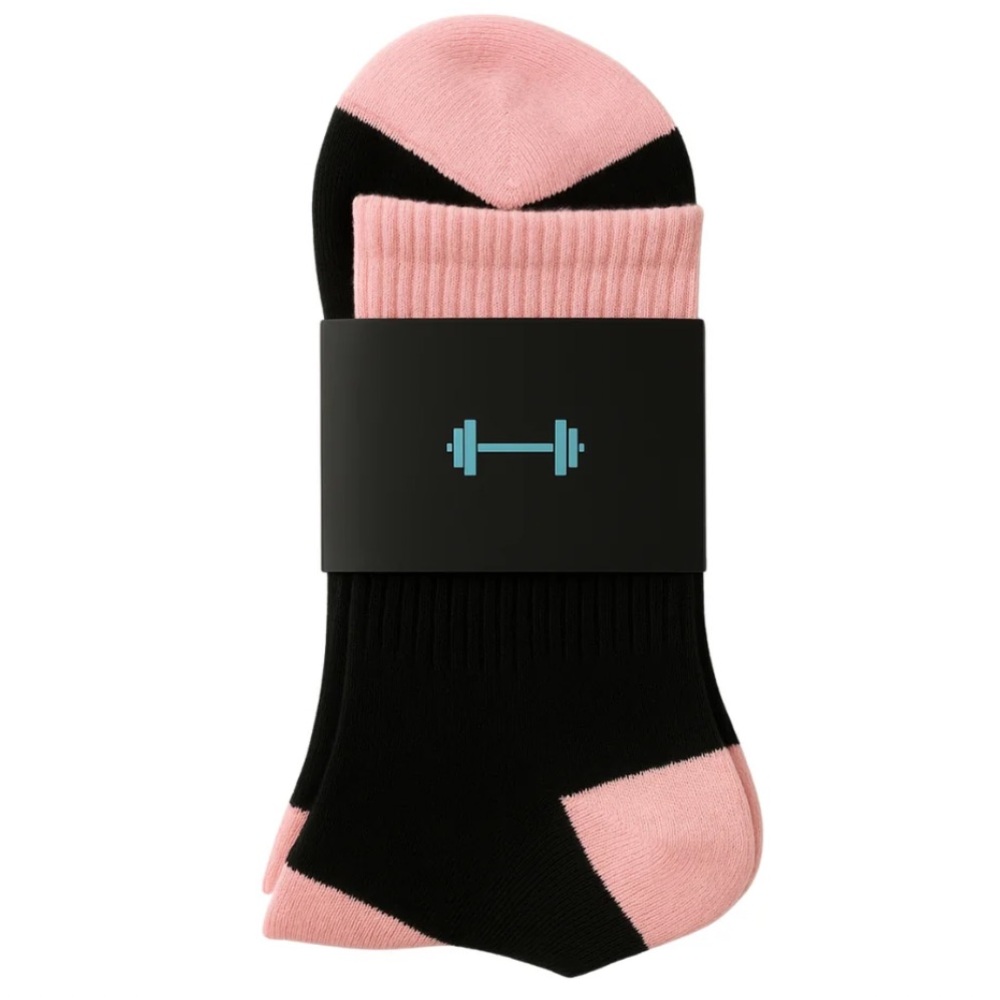 NEW Barbella Box Athletic Crew Socks